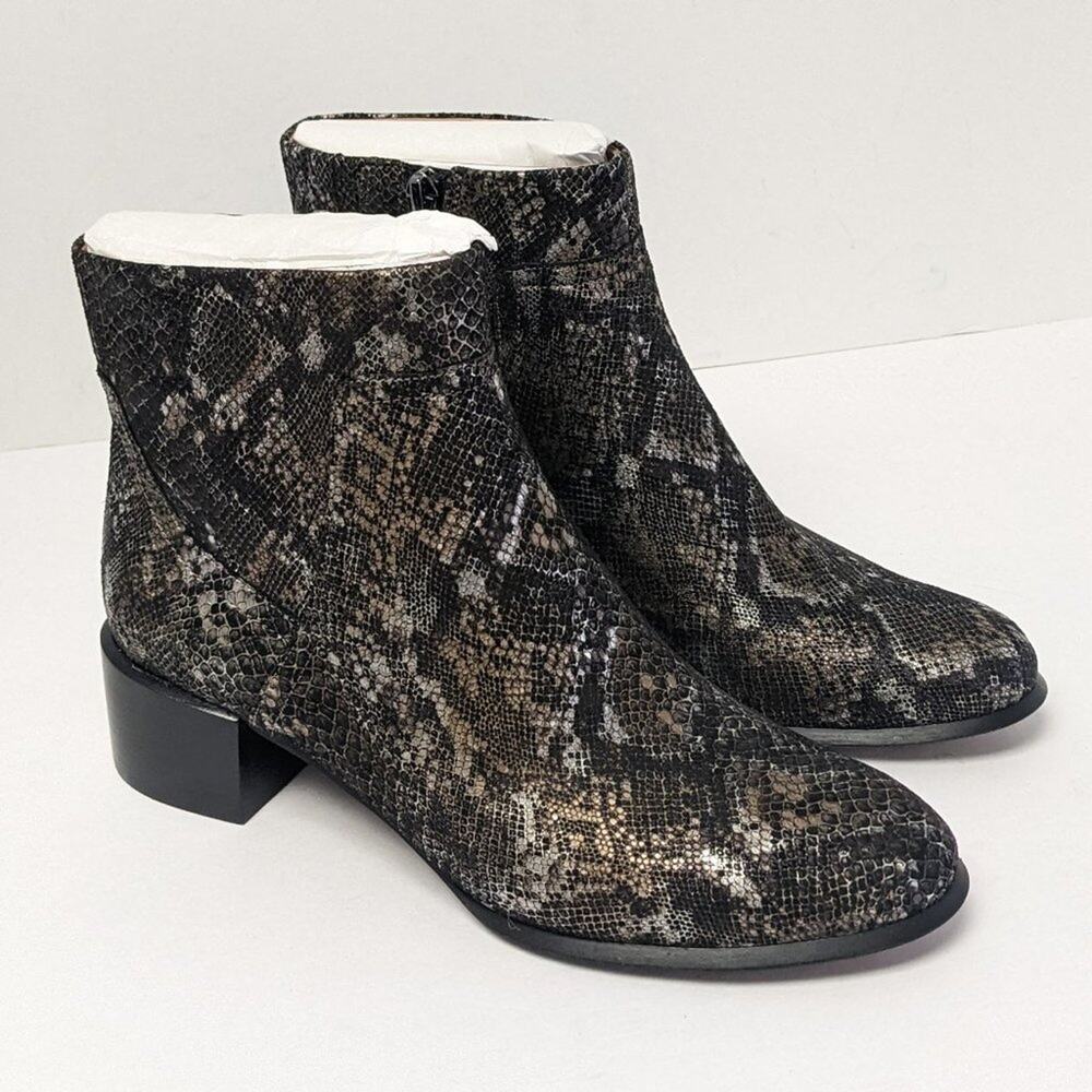 Vionic Perry Kamryn Boa Ankle Boots, Pewter, Women's 6.5 M